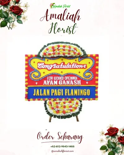 Bunga Papan Congratulation di Pondok Gede